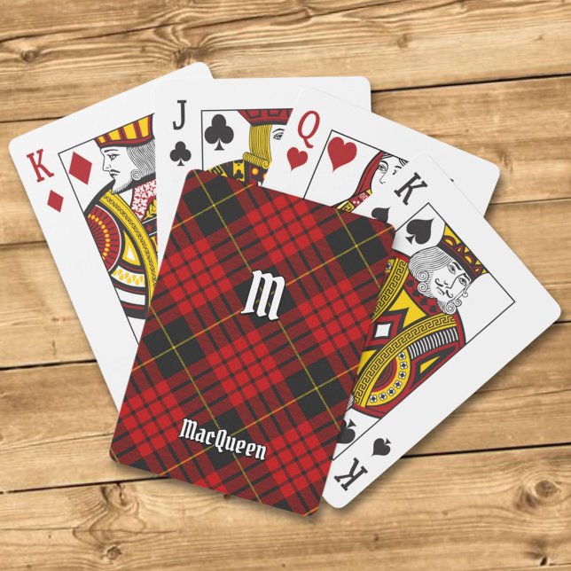 Jeu De Cartes Clan MacQueen Tartan (Créateur téléchargé)