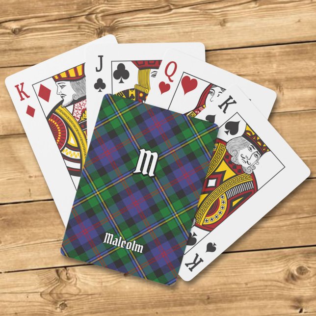 Jeu De Cartes Clan Malcolm Tartan (Créateur téléchargé)