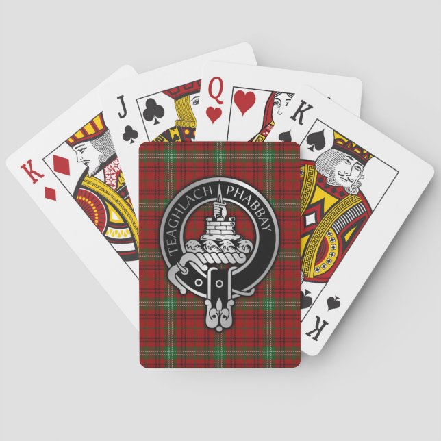 Jeu De Cartes Clan Morrison Crest & Tartan Bicyclette Jouer aux  (dos)