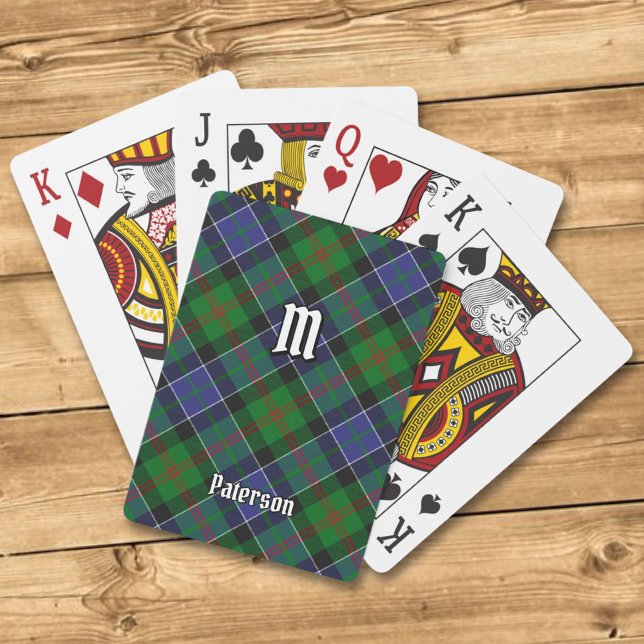 Jeu De Cartes Clan Paterson Tartan (Créateur téléchargé)