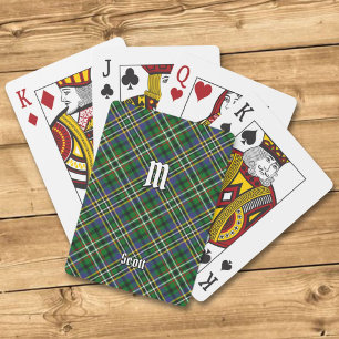 Jeu De Cartes Clan Scott Green Tartan Jouer des cartes