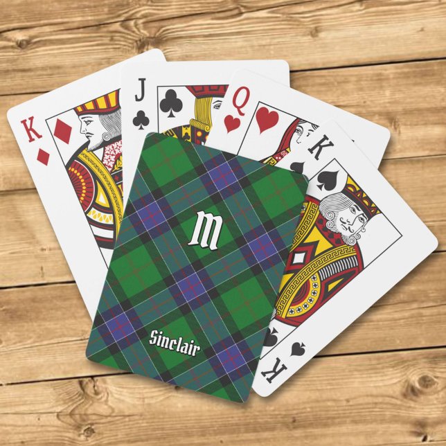 Jeu De Cartes Clan Sinclair Chasse Tartan (Créateur téléchargé)