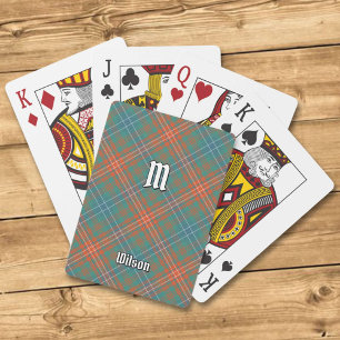 Jeu De Cartes Clan Wilson Ancienne Tartan