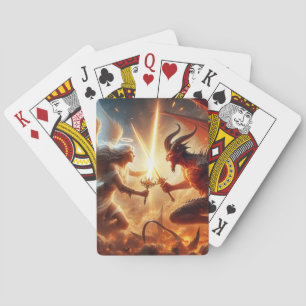 Jeu De Cartes Clash céleste : Rouge et or