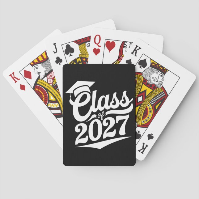 Jeu De Cartes Classe De 2027 Diplômé (dos)