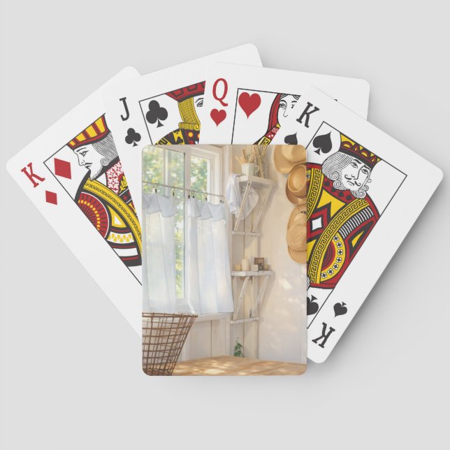 Jeu De Cartes Classic Playing Cards Curtain in the Wind (dos)