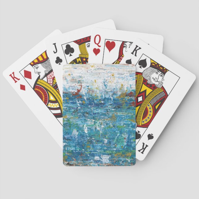 Jeu De Cartes Classic Playing Cards featuring mixed media art (dos)