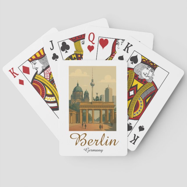 Jeu De Cartes Classic Vintage Berlin Allemagne (dos)
