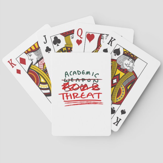 Jeu De Cartes Classique de la bombe atomique universitaire (dos)