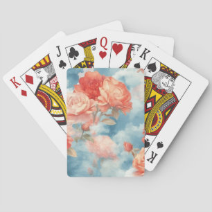 Jeu De Cartes Classiques - Roses roses et rouges angéliques dans