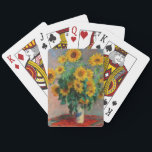 Jeu De Cartes Claude Monet - Bouquet de tournesols<br><div class="desc">Bouquet de tournesols / Bouquet de tournois - Claude Monet,  Huile sur toile,  1881</div>