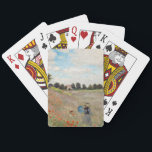 Jeu De Cartes Claude Monet - Champ de pavot<br><div class="desc">Poppy Field / Poppies sauvages,  près d'Argenteuil / Les Coquelicots - Claude Monet en 1873</div>