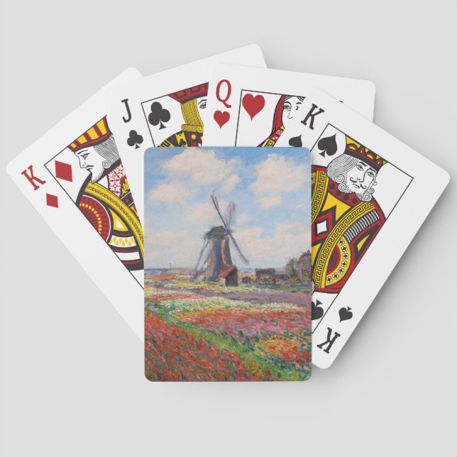 Jeu De Cartes Claude Monet - Champ de Tulipes en Hollande (dos)