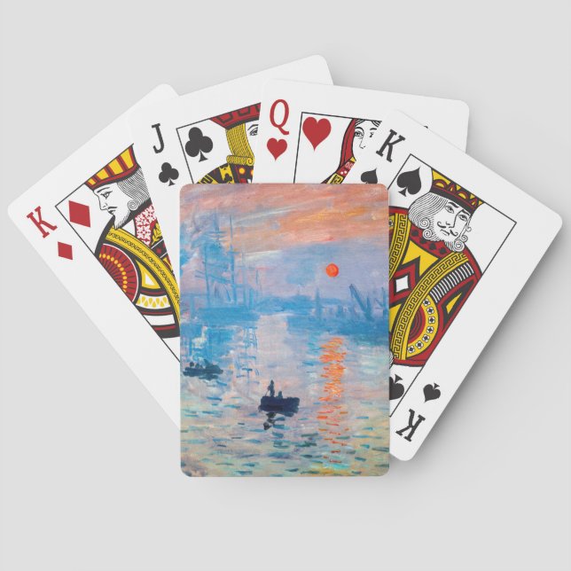 Jeu De Cartes Claude Monet - Impression, soleil levant (dos)