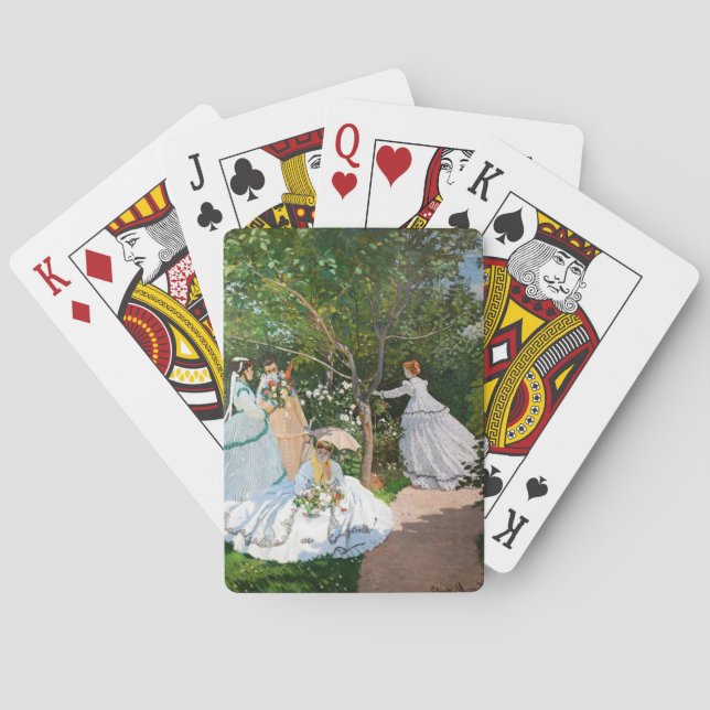 Jeu De Cartes Claude Monet - Les femmes dans le jardin (dos)