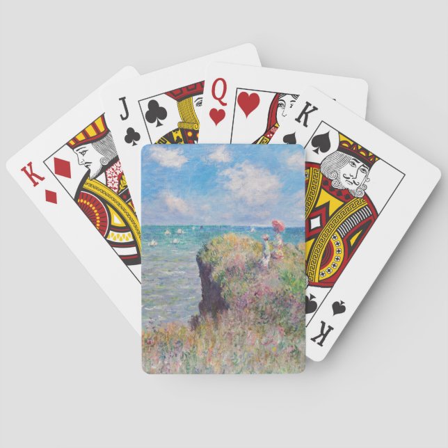 Jeu De Cartes Claude Monet - Promenade Cliff à Pourville (dos)