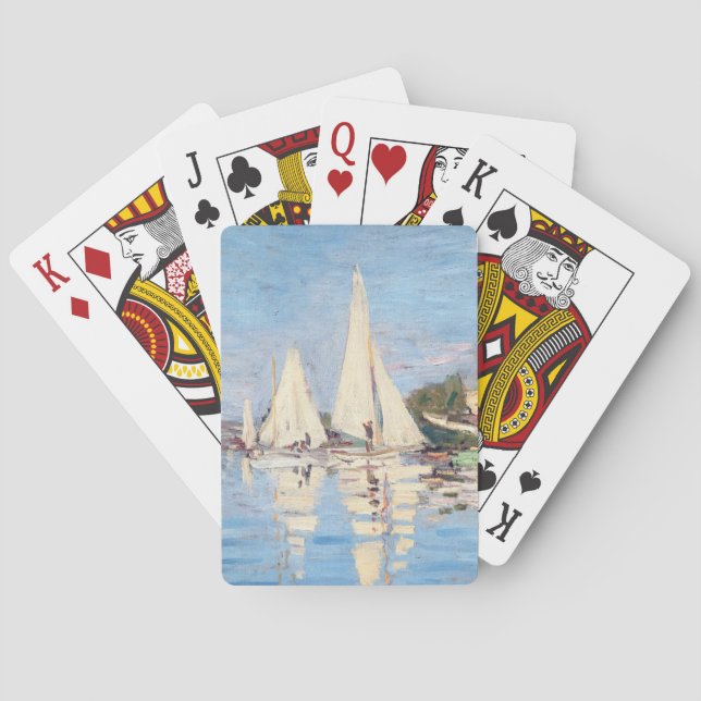 Jeu De Cartes Claude Monet - Régates à Argenteuil (dos)