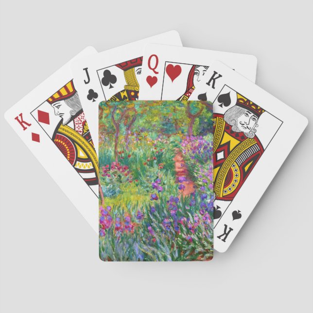 Jeu De Cartes Claude Monet: The Iris Garden at Giverny (dos)