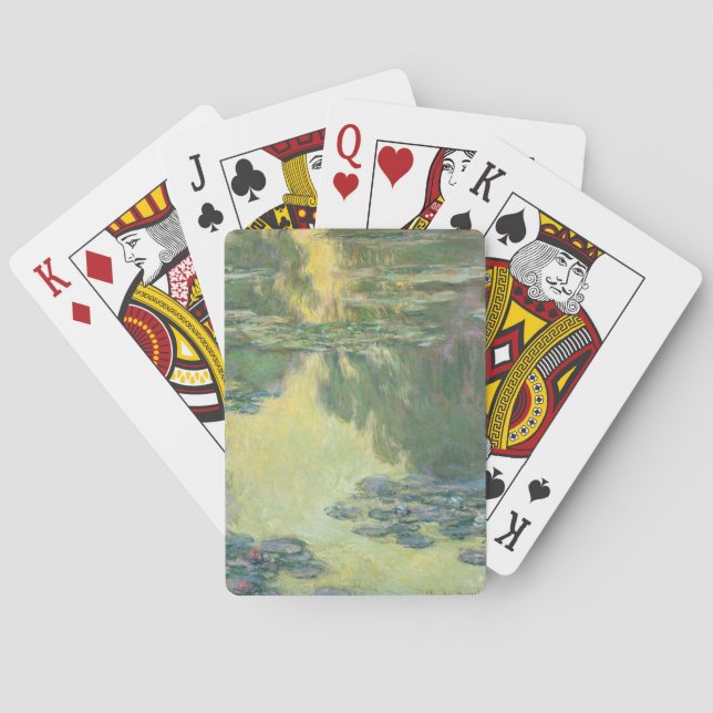 Jeu De Cartes Claude Monet Water Lilies Impressionniste Peinture (dos)