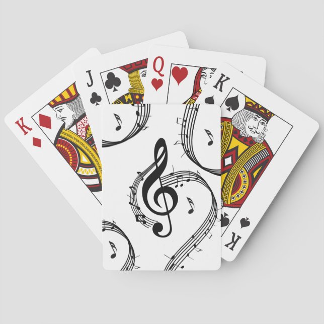 Jeu De Cartes Climactic G Clef Music (dos)