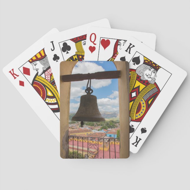 Jeu De Cartes Cloche dans une tour d'église, Cuba (dos)