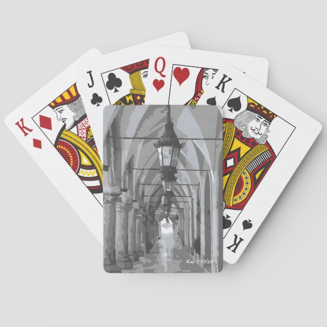 Jeu De Cartes Cloth Hall Kraków, Pologne (dos)