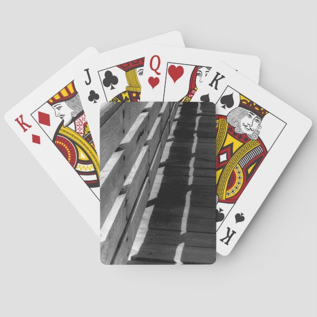 Jeu De Cartes Clôture en bois (dos)