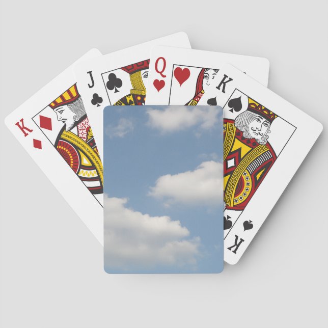 Jeu De Cartes Clouds Cumulus Fluffy Jouer Des Cartes (dos)