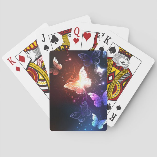 Jeu De Cartes Clowing Night Butterflies (dos)