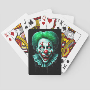 Jeu De Cartes Clown vert déplaisant