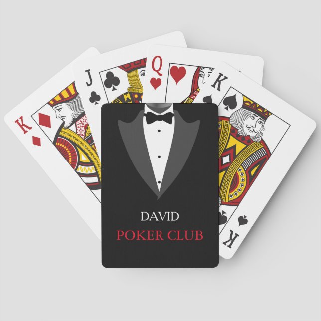 Jeu De Cartes Club de poker de Customized (dos)