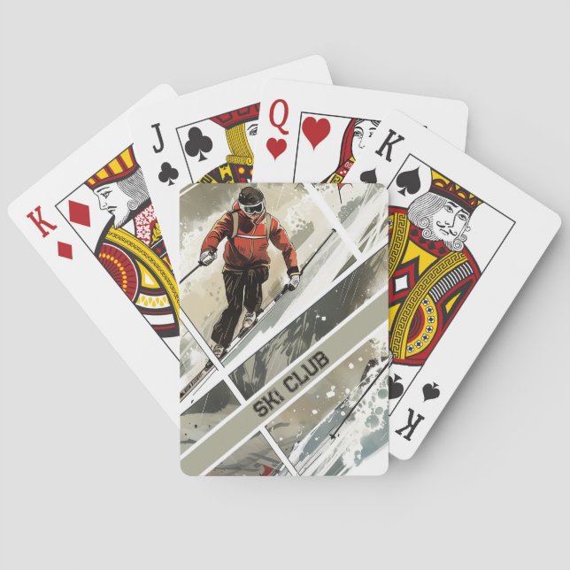 Jeu De Cartes Club de ski (dos)