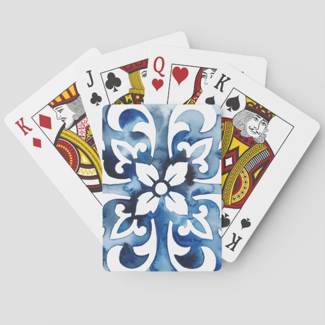 Jeu De Cartes Cobalt Tile II (dos)