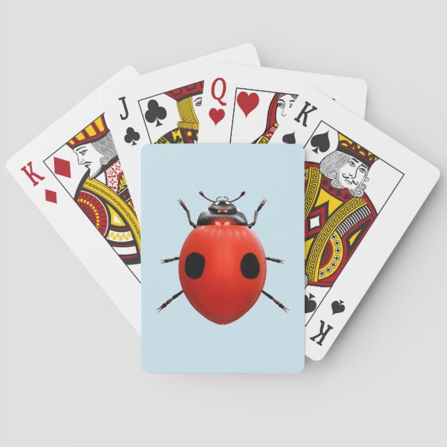 Jeu De Cartes Coccinelle Chanceuse (dos)