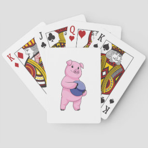 Jeu De Cartes Cochon à Bowling avec balle de Bowling