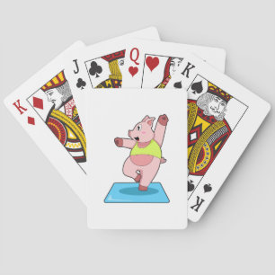 Jeu De Cartes Cochon au yoga Fitness