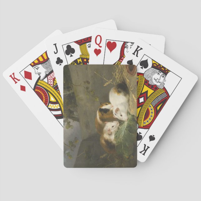 Jeu De Cartes Cochons d'Inde (par George Morland) (dos)