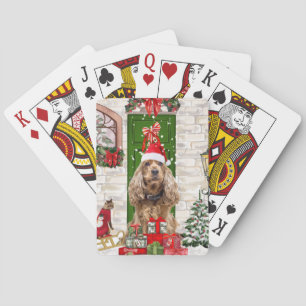 Jeu De Cartes Cocker Spaniel Chien Noël