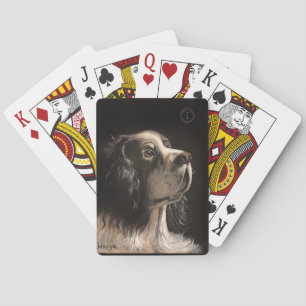 Jeu De Cartes cocker spaniel jouant aux cartes de poker