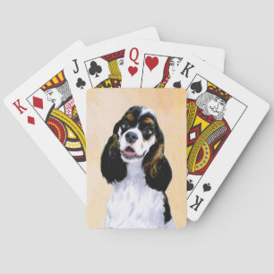 Jeu De Cartes Cocker Spaniel (Parti) Peinture - Art Chien origin