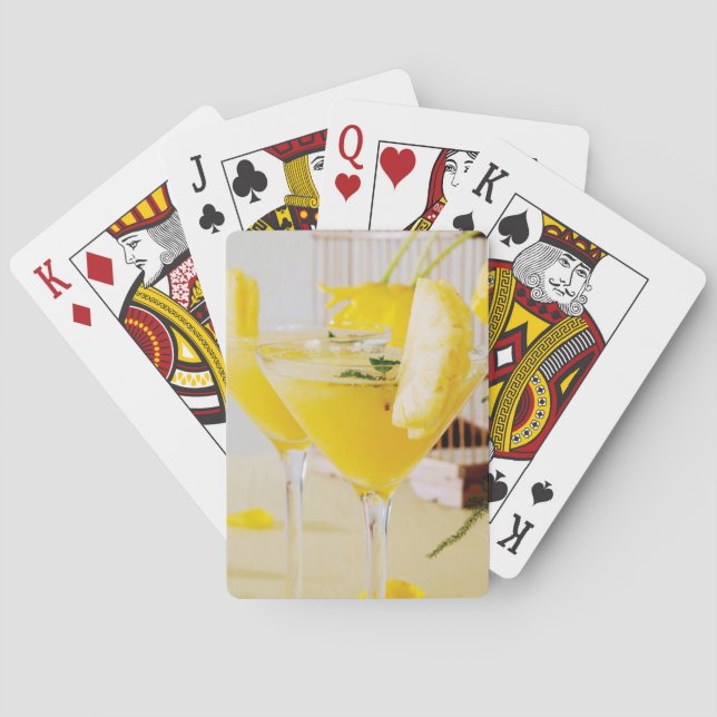 Jeu De Cartes Cocktail de Fresca à l'ananas et au gingembre (dos)