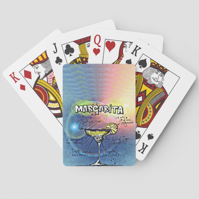 Jeu De Cartes Cocktail Margarita (#9 sur 12 jeux de recettes de  (dos)