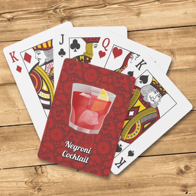 Jeu De Cartes Cocktail Negroni (Créateur téléchargé)