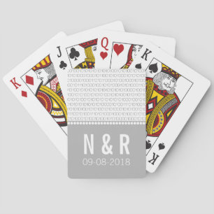 Jeu De Cartes Code binaire chic Geek gris Lecture des cartes
