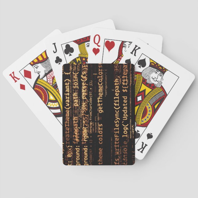 Jeu De Cartes Code ordinateur (dos)