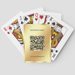 Jeu De Cartes Code QR Télécharger le logo commercial Glamor Gold