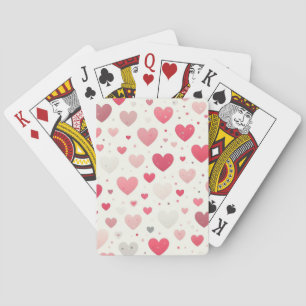 Jeu De Cartes Coeur coloré de la Saint Valentin
