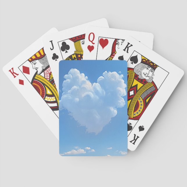 Jeu De Cartes Coeur dans le ciel (dos)
