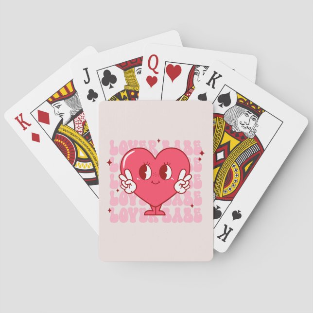 Jeu De Cartes Coeur de bébé mignon (dos)