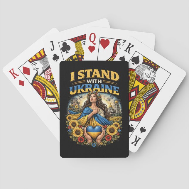 Jeu De Cartes Cœur de l'Ukraine (dos)